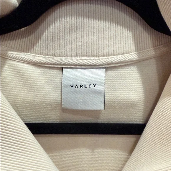 Varley Cream Half-Zip Sweatshirt - Picture 2 of 5